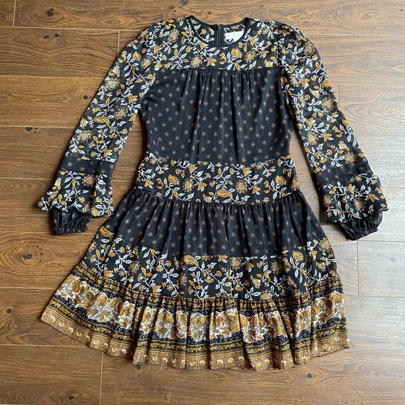 Michael Kors black & gold dress - Picture 1 of 9